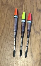 3 Handmade Balsa Caned Stick floats