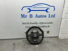 VW Golf MK6 2009 - 2012 Leather Multifunction Steering Wheel