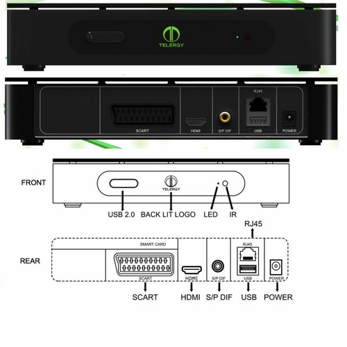 Telergy t502 iptv stb set - iptv,