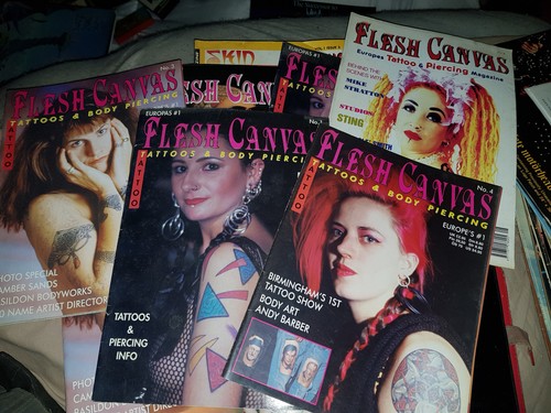 Flesh canvas tattoo magazines - flesh,