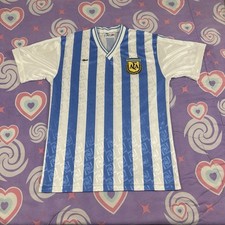 RARE- Doss Tag- Vintage- ARGENTINA- Soccer Jersey- Holographic - M- 90s