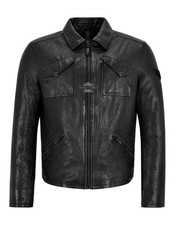 Mens Veg Tanned Leather Jacket
