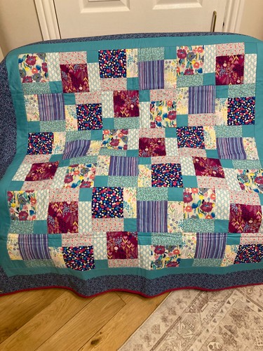 Patchwork throw handmade - patchwork,