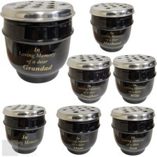 Metal Grave Vase Memorial