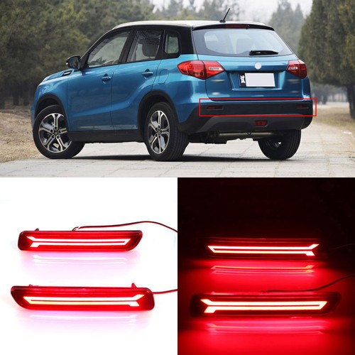 Led rear bumper reflector fog - led,