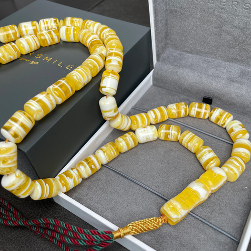 White pressed amber style - amber,