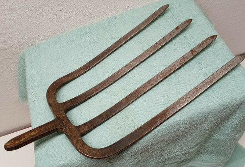 Vintage garden potato fork - vintage,
