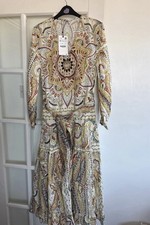 Zara Green Cotton Paisley