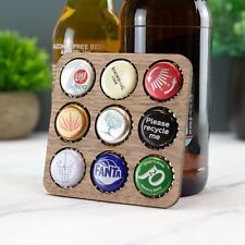 Wooden Bottle Cap Coaster Gift