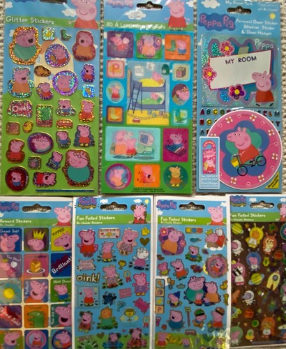 Peppa pig stickers lots of - peppa,