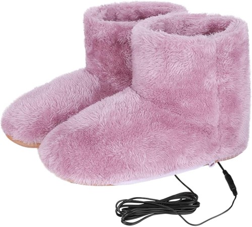 Usb heated slippers pink - heated, eu