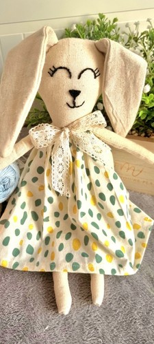 Hand sewn tilda bunny - tilda, made
