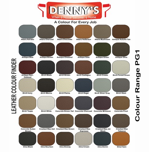 Denny leather restoration - denny's,