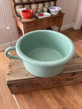 Vintage Bright Green Enamel