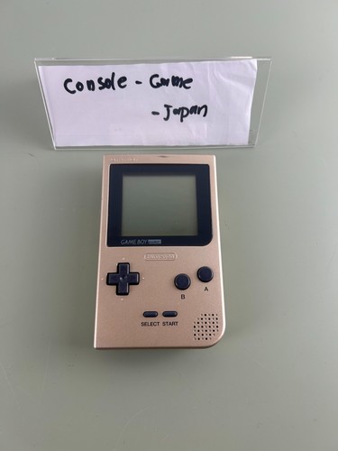 Gameboy pocket gold console - gameboy,