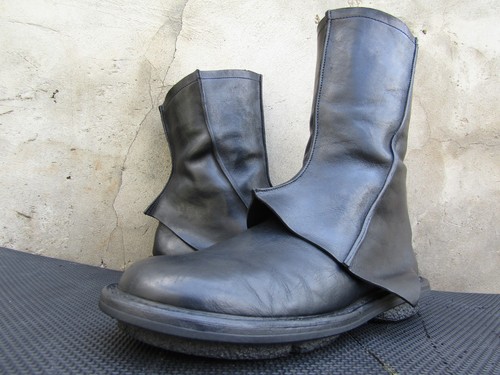 Trippen boho black leather - black,