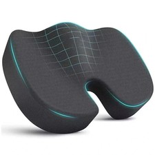 Memory Foam Coccyx Tailbone Hip Seat Cushion Pillow Non-Slip Washable Removable