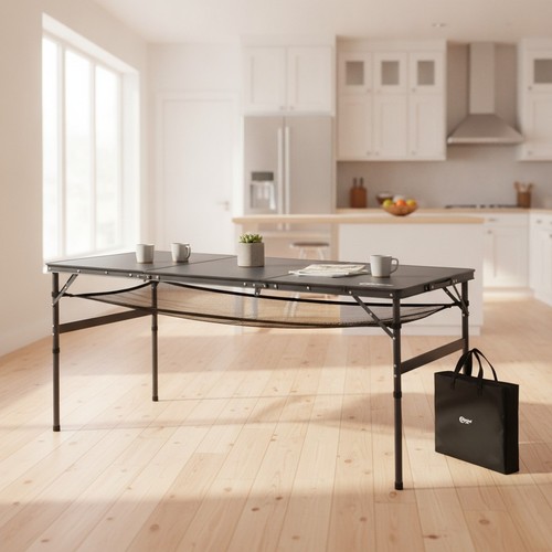 Camping folding table 150cm - folding,