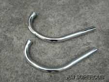 HONDA SUPERHAWK 305 250 CB77 CB72 HEAD EXHAUST MUFFLER PIPE LH&RH SET // A Pair