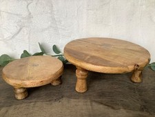 Wooden Cake Stands Display
