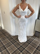 LIPSY SIZE 12 DRESS WHITE