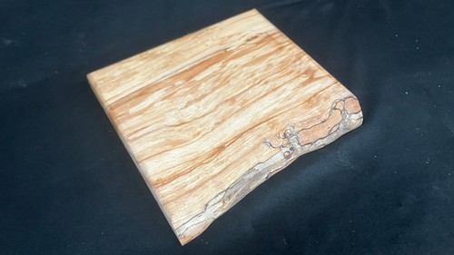 Spalted beech wooden chopping - beech,