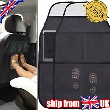 Set of 2 Car Seat Kick Protector Mat Anti Kick Back Seat Protector Kid Dirt Mud