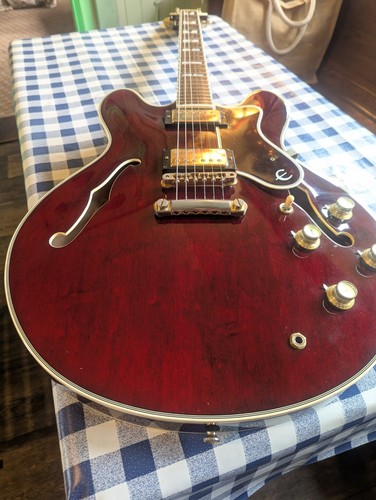 Epiphone sheraton guitar 1983 - epiphone, guitar.