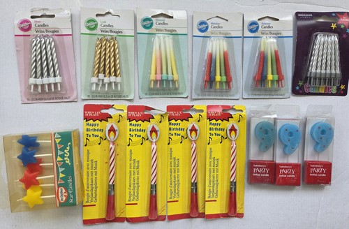 Bundle candles birthday - candles,