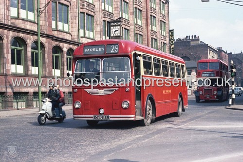 Old leeds 1964 farsley bus - old,