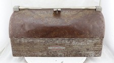 VINTAGE CRAFTSMAN 19.5"  LUNCH BOX STYLE TOOL BOX W/TRAY (AMD Co.)