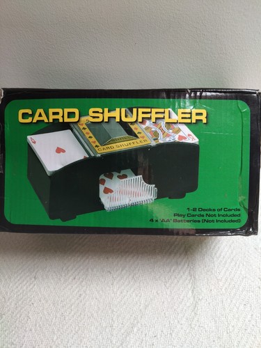Automatic card shuffler - card,