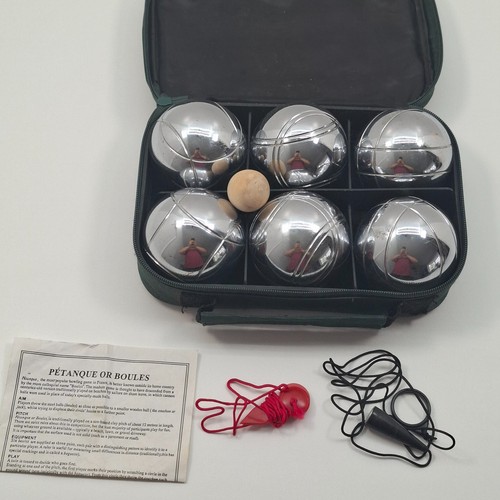 Boules set case with - case,