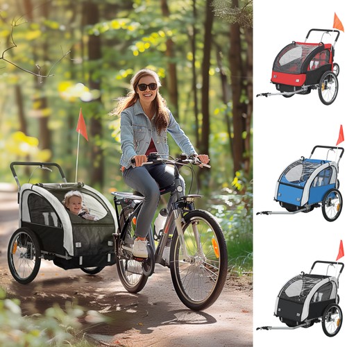 Seat bike trailer with 5 - 2,