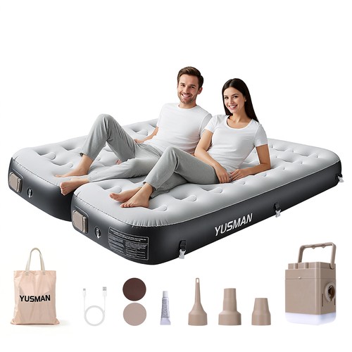 Double high raised inflatable - double,