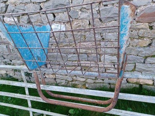Hay basket over - hay,