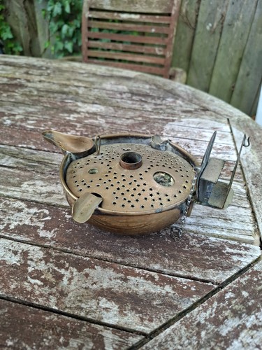 Vintage brass matchbox holder - vintage,