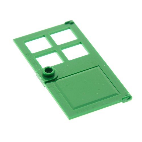 Lego door panel - 1x4x6, green