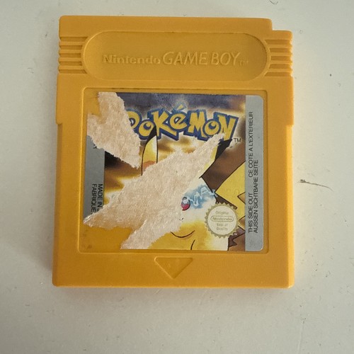 Pokemon yellow version gameboy - yellow,
