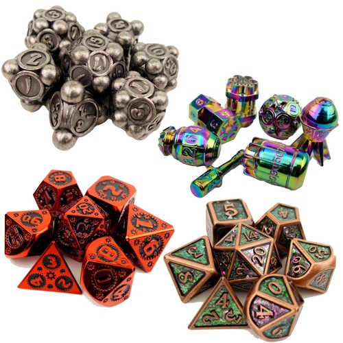 Metal dice set - dice, style)