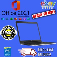 Dell Inspiron 17 5748 17.3" Inch i7 W11 Office 21 8GB 512GB SSD FAST BIG Laptop