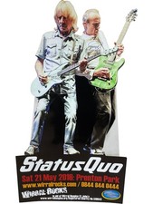 Status Quo Signed Cardboard