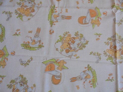 Vintage children bed sheet - children's,