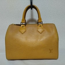 Authentic Louis Vuitton M43019 Speedy 30 Handbag Epi Leather Tassili Yellow