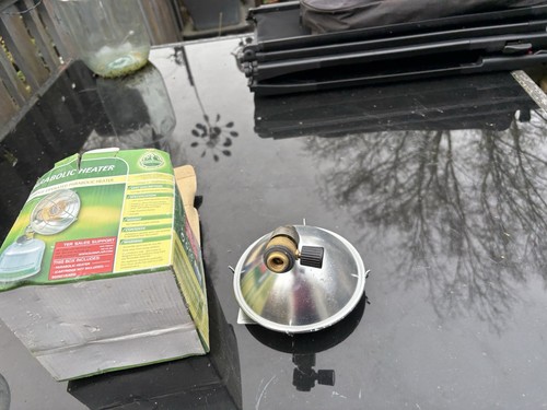Gas heater parabolic - heater,