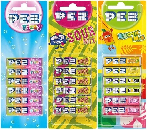 Pez refills fizzy exotic - pez, 1x