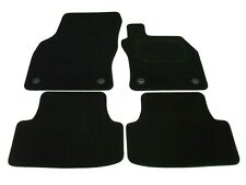 Fits Seat Leon 2013-2020 Car Floor Mats in Black Deluxe -