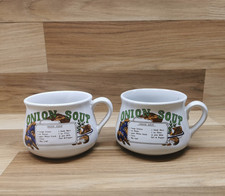 Set of 2 Vintage Recipe Soup