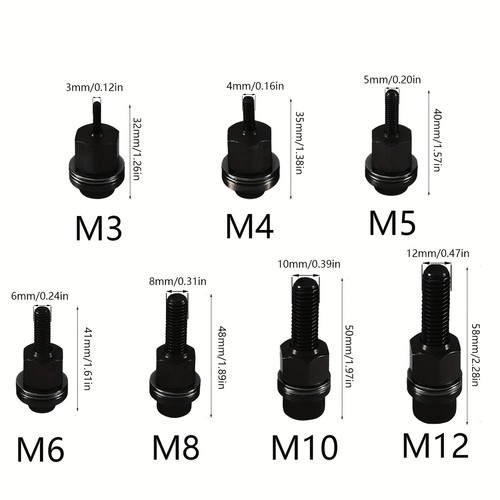 77pcs rivet nut - with, steel