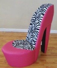 Pink High Heel Shoe Chair in